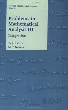 Full Download Problems In Mathematical Analysis Iii Student Mathematical Library 