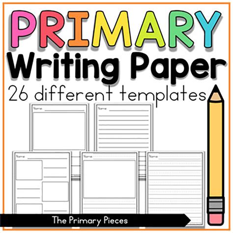 Procedure Template Primary Writing Paper