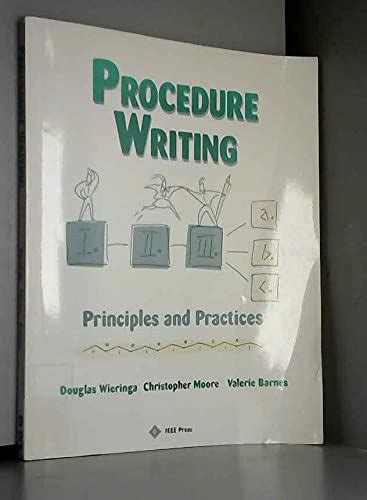 procedure writing principles and practices