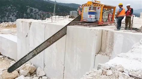 proceso de cantera de mármol