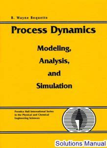 Full Download Process Dynamics And Control Bequette Solution Manual 
