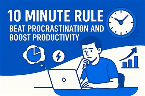Procrastination The 10 Minute Rule Beat Procrastination Today In Just 10 Minutes Learn How To Get Things Done Faster Better And More Easily Procrastination Productivity Time Management Self Help