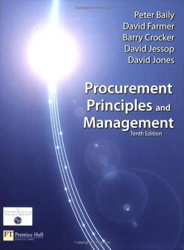 Procurement Principles And Management 10th Edition