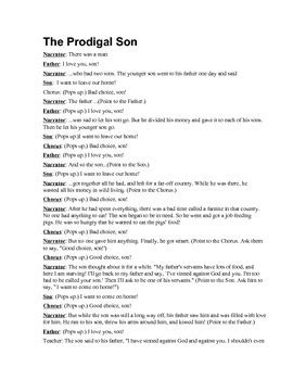 Prodigal Son Drama Script