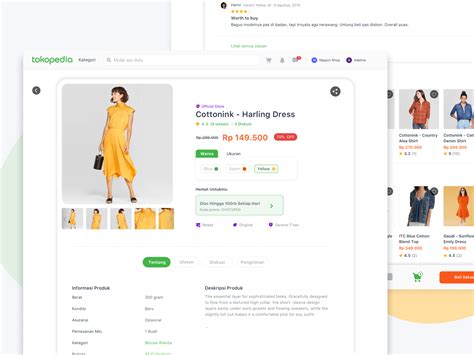 product detail page design template free download