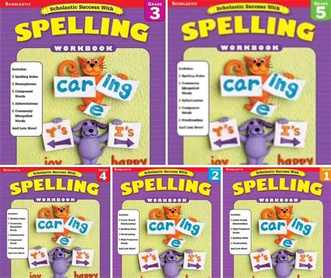 Product Detail Page Scholastic Spelling Workbooks Grade 1 - Spelling Workbooks Grade 1