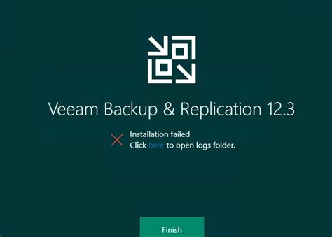 Product Veeam Backup Catalog Installation Operation Failed