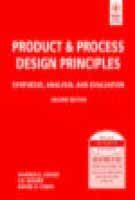 Read Online Product Process Design Principles Synthesis Analysis 