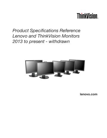 Full Download Product Specifications Reference Lenovo And Thinkvision 