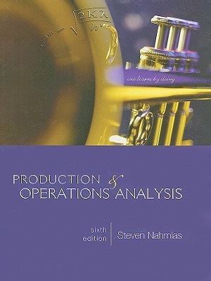 production and operations analysis 7th ed steven namias