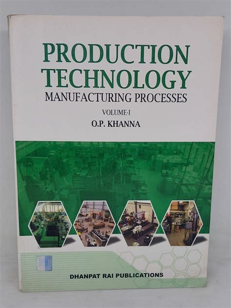 Read Production Technology Op Khanna Pdf 