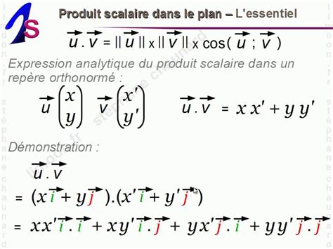 Produit Scalaire Vecteur 3d   Mathematiques Au Secondaire Seconde Premiere Et Terminale - Produit Scalaire Vecteur 3d
