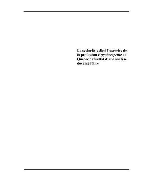 profession ergotha c rapeute pratique et ethique