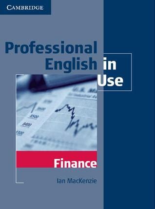 Read Professional English In Use Finance 