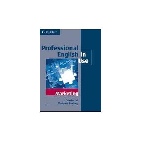 Read Online Professional English In Use Marketing With Answers 