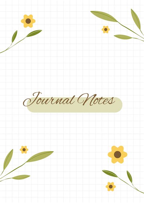 Download Professional Journal Template 