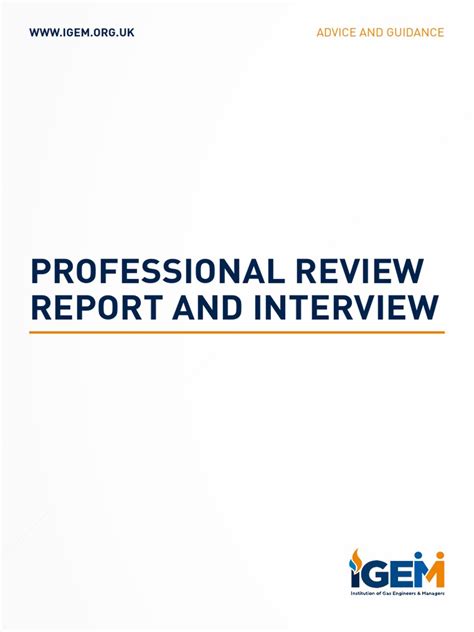Read Online Professional Review Report And Interview Guidance For 
