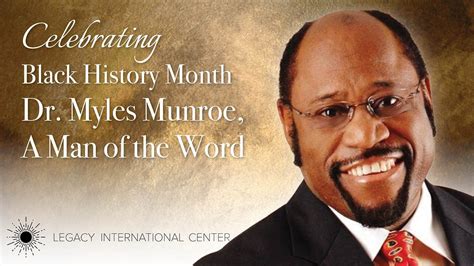 profile dr myles munroe