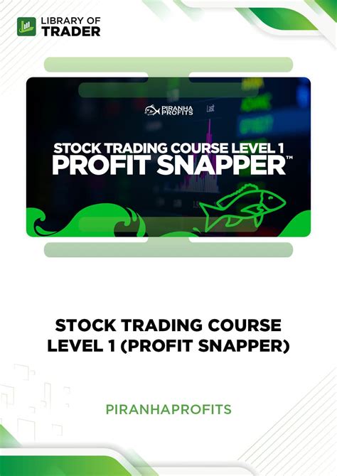Profit Snapper Course Level 1 Piranhaprofits