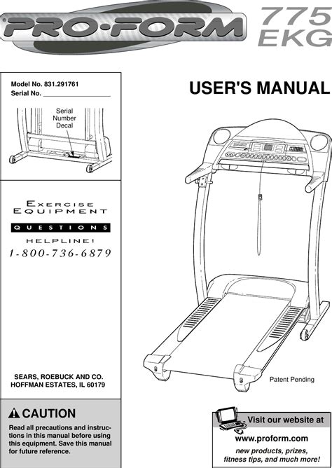 Full Download Proform Ekg User Guide 