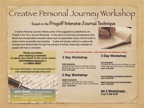 Download Progoff Journal Workshop 