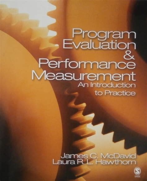 Program Evaluation And Performance Measurement An Introduction To Practice