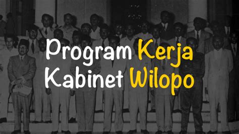 Program Kerja Kabinet Wilopo
