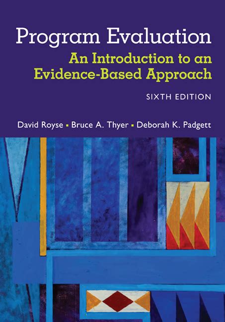 Read Program Evaluation An Introduction To An Evidence Based Approach 