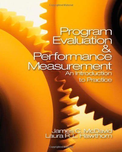 Read Online Program Evaluation And Performance Measurement An Introduction To Practice 