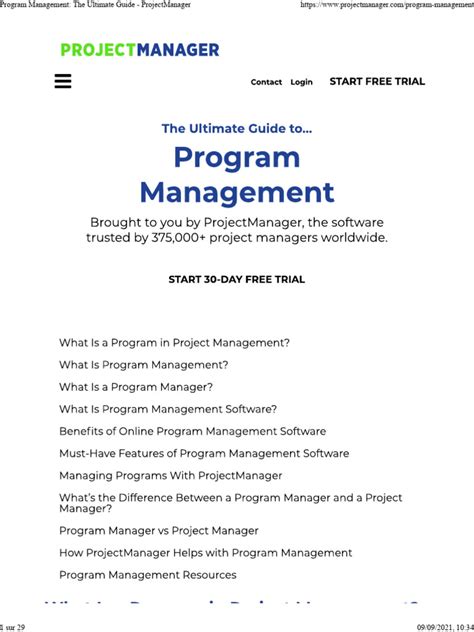 Full Download Program Management Guide 
