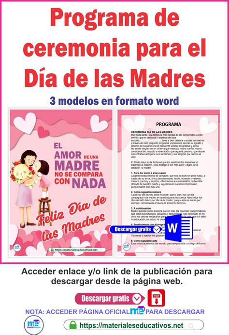 Programa Dia De Las Madres