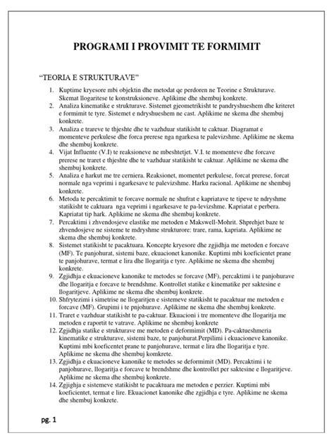 Programi I Provimit Te Avokatise 2013