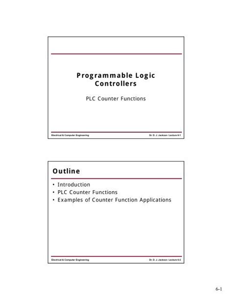 Programmable Logic Controllers Jeff Jackson