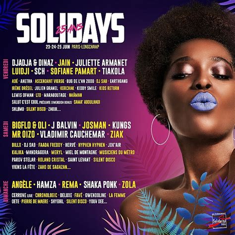 Programmation Solidays 2024