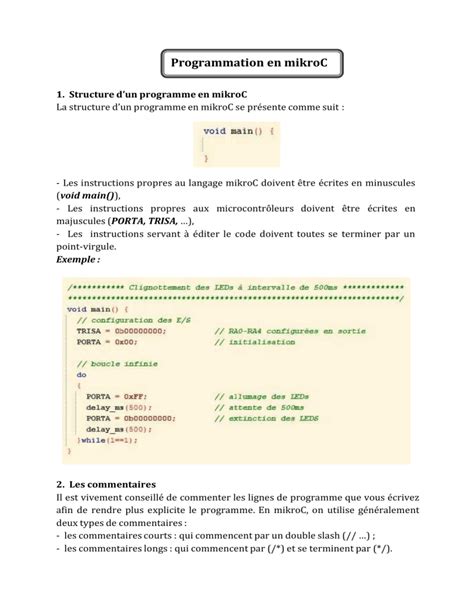 Full Download Programmation En Mikroc 