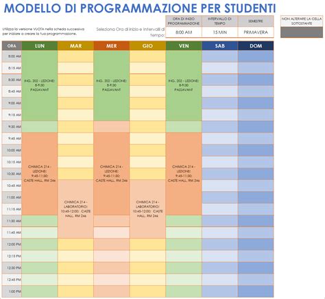 Programmazione Settimanale Primaria