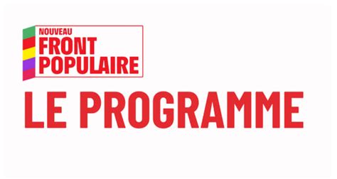Programme Nouveau Front Populaire Pdf
