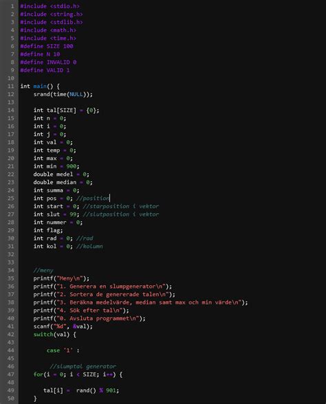 programmering ordnet