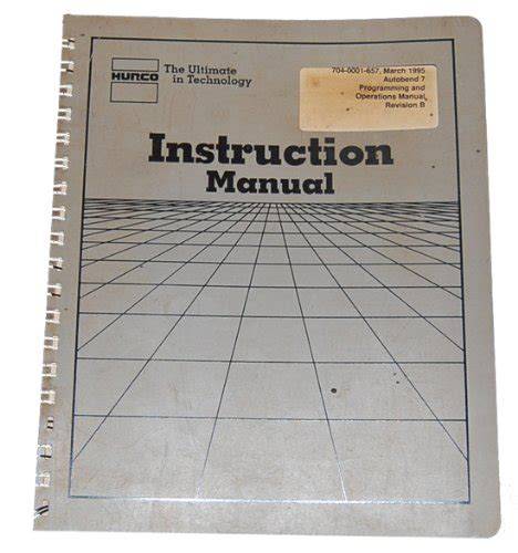 programming and operations manual hurco companies inc