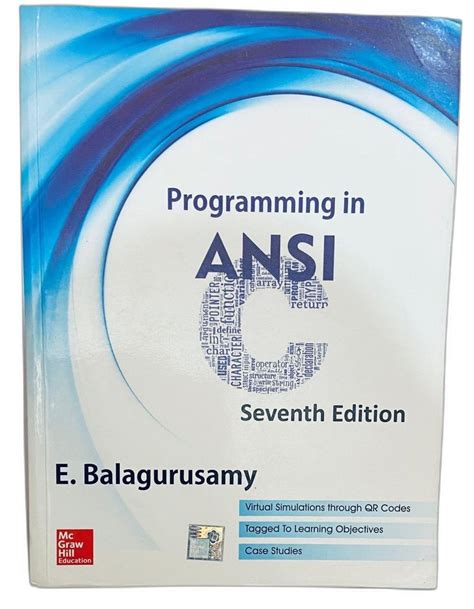 programming in ansi c 7th edition