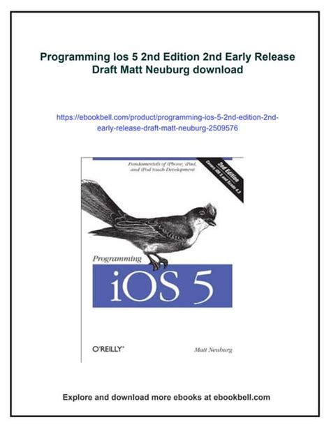 programming ios 5 fundamentals of iphone ipad and