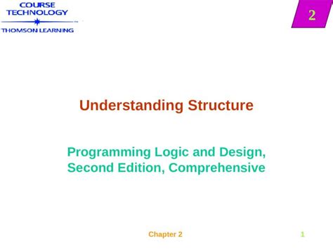 Programming Logic And Design Second Edition Introductory