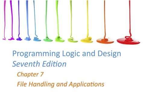 Programming Logic Design Chapter 7 Exercise Answers