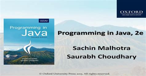 Read Online Programming In Java Sachin Malhotra Saurabh Chaudhary Oxford University Press 