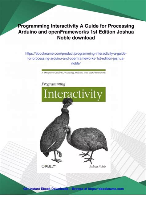 Download Programming Interactivity A Designers Guide To Processing Arduino And Openframeworks 