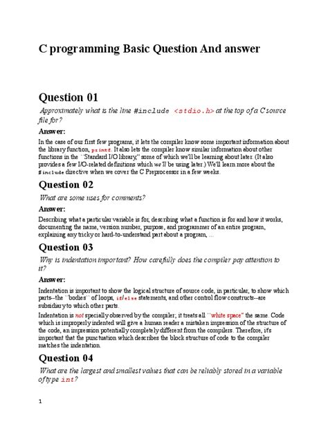 Download Programming Questions And Answers 