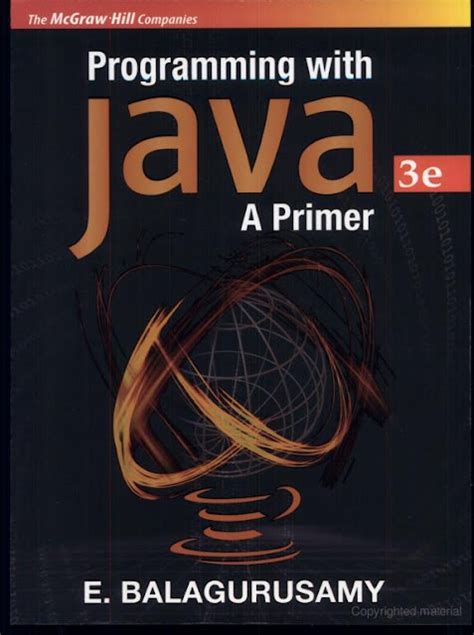 Full Download Programming With Java A Primer E Balaguruswamy 3Rd Edition File Download 