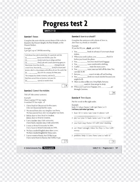 Read Online Progres Test Unit 4 Solutions File Type Pdf 