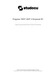 Read Online Progres Test Unit 4 Solutions File Type Pdf 