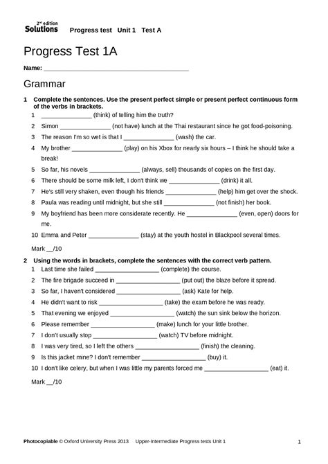 Read Online Progress Test Unit 9 Solutions Upper Intermediate File Type Pdf 